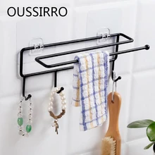 Металлический материал, ванная комната, многофункциональная полка, шкафы, железные вставные полки вешалка для кухонных полотенец, шкаф для хранения крючков