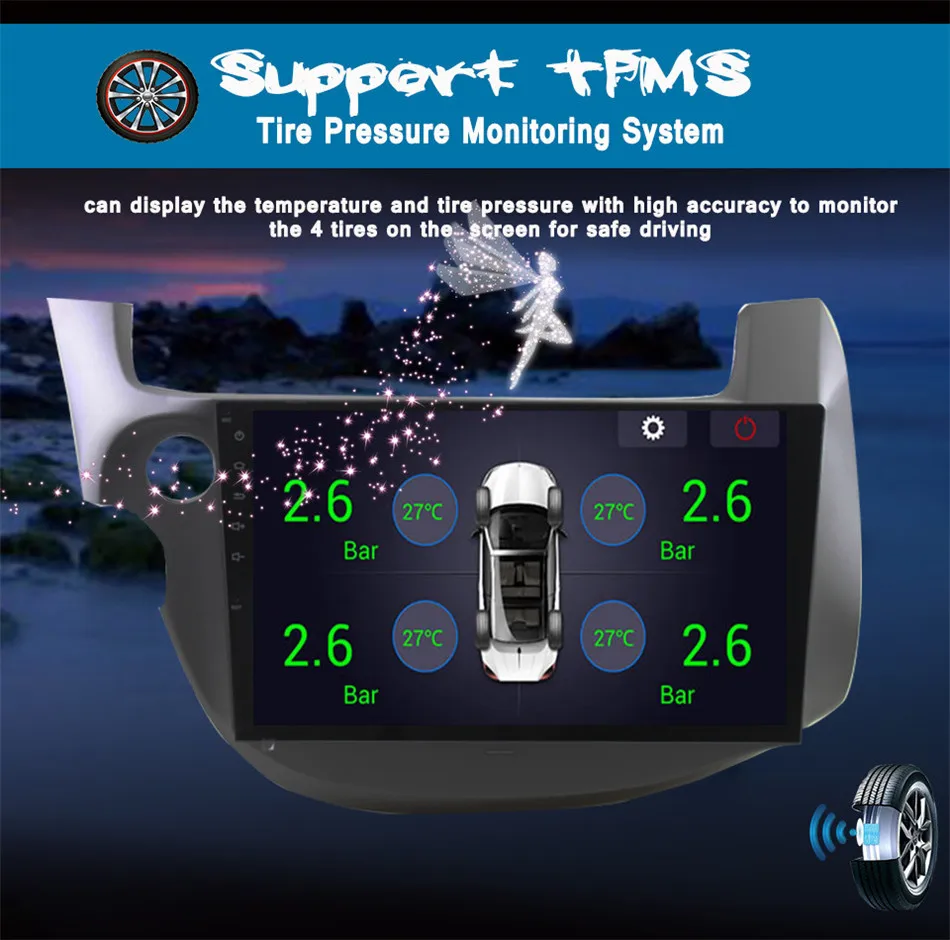 Best IPS 10.1" Octa 8 core 2G RAM 32 ROM 2 din Android 9.0 Car DVD GPS Navi For Honda fit 2007 2008 2009 2010 2012 13 Tape Recorder 17