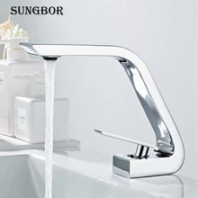 Free Shipping Chrome Brass Bathroom Faucet Basin Faucet Mixer Tap With Hot Cold Water Deck Mounted Water Taps Elegant Crane gizero newly black kitchen faucet brushed tap deck mounted hot and cold water crane mixing taps gi2071