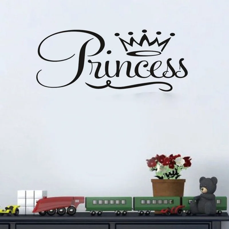 

Princess Wall Stickers For Kids Rooms Removable Kids Room Decoration Bedroom Decor Baby Wall Stickers wall decorations Poster