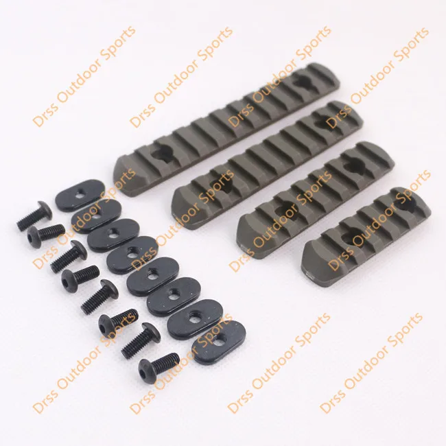 

Drss Good Quality 4-Piece Rail Set For MP PTS M-O-E Handguard Olive Drab(DS3520C)