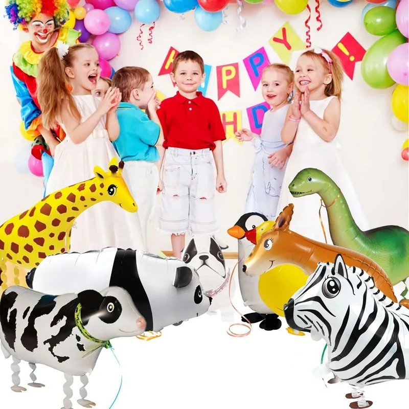 HUIRAN сафари животные бумажный баннер с днем рождения детский день рождения Декор джунгли вечерние украшения зеленый слон Зебра