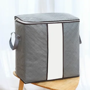 

2019 New Foldable Storage Bags Anti-bacterial Quilt Clothes Wardrobe Closet Storage Boxes Socks Toy Sundries Organizer Bags
