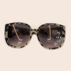 Большой Размеры Frame Для женщин кошачий глаз солнцезащитные очки 2019 Мода Элитный бренд дизайнерские, из ацетатной ТКАНИ рамка UV400 Защитные