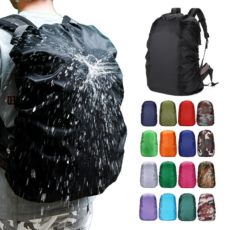 

20L-80L Waterproof Dustproof Backpack Rain Cover Portable Ultralight Shoulder Protect Hiking Sport Bag Covers