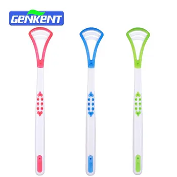 

1Pcs Tongue Scraper Remove bad Breath Tongue Coating Cleaner Oral Hygiene Dental Toothbrush Mouth Hygiene Tools