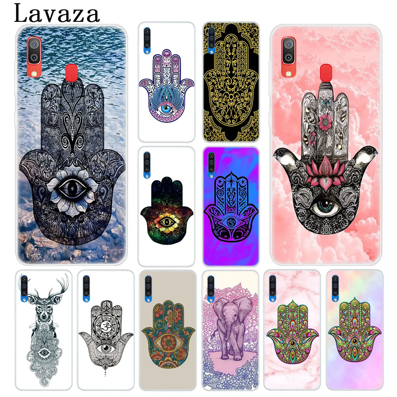 Чехол для телефона Lavaza Хамса ручной амулет Psychedelic Samsung Galaxy A10 A20 A30 A40 A50 A60 A70 M40 M30 M20 M10