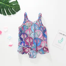 Детская Плавание одежда дети девочки бикини цельный купальник печати ремни Плавание одежда Плавание костюм летний купальный спортивная девушка Купальник D5