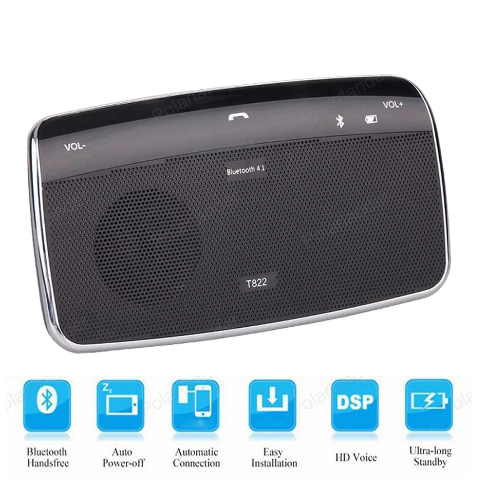 Wireless sun visor Handsfree Kit Bluetooth V4.1+EDR In car Multipoint