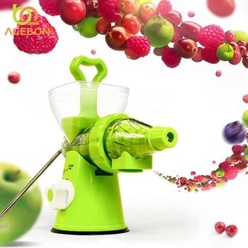 

ACEBON Multifuctional Kitchen Manual Hand Crank Single Auger Juicer with Suction Base Hand Juicer for Wheatgrass Fruit Vegetable