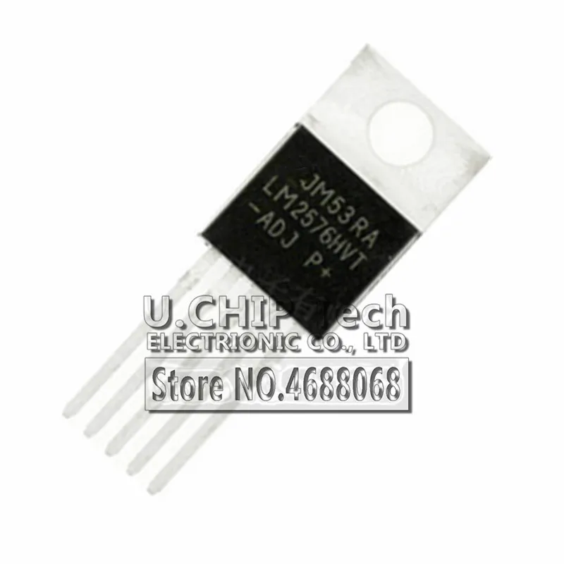 

10pcs/lot LM2576HVT-ADJ LM2576HVT TO-220-5 Adjustable high voltage switch voltage regulator chip