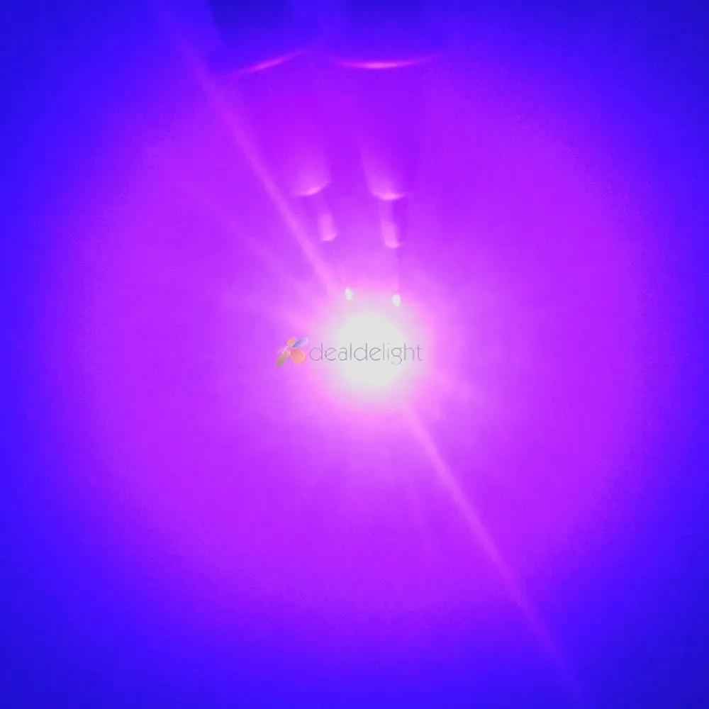 Специальное предложение 10 шт. чип Everlight 3 Вт 3535 УФ ультрафиолетового фиолетового цвета высокой мощности Светодиодный светильник излучатель 380nm 395nm 420nm