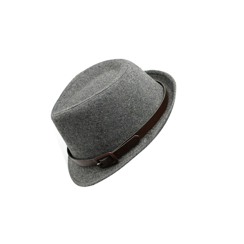 

Fashion Cute Kid Children Gentleman Woolen Hat Cap Headwear Grey/Black TC21