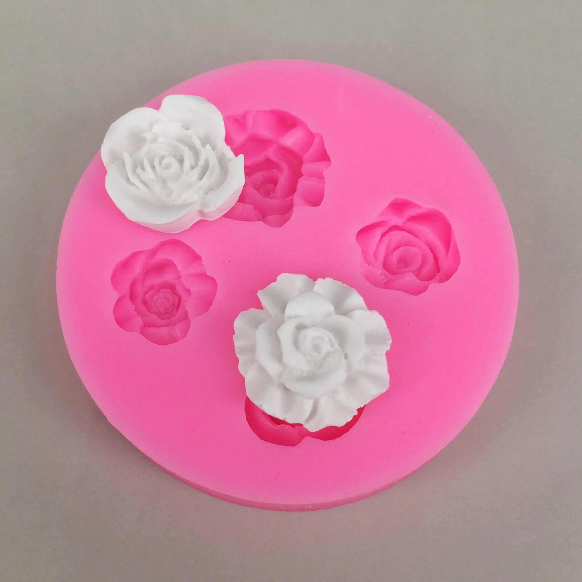 3D flower mould silicone Resin Sugar Cake Craft Handmade soap mold