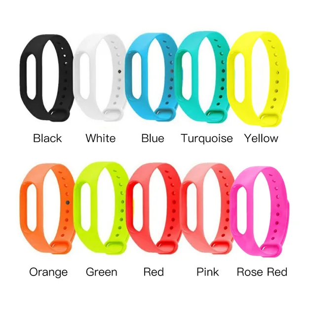 

Smart watch M2 strap for Xiaomi Mi Band 2 Silicone Bracelet watchbands Miband 2 Wristband Replacement Sports rubber Accessories