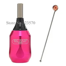 BIGWASP профессиональная высококачественная Татуировка Регулируемая рукоятка картриджа 32 мм для картриджа иглы поставка розовый