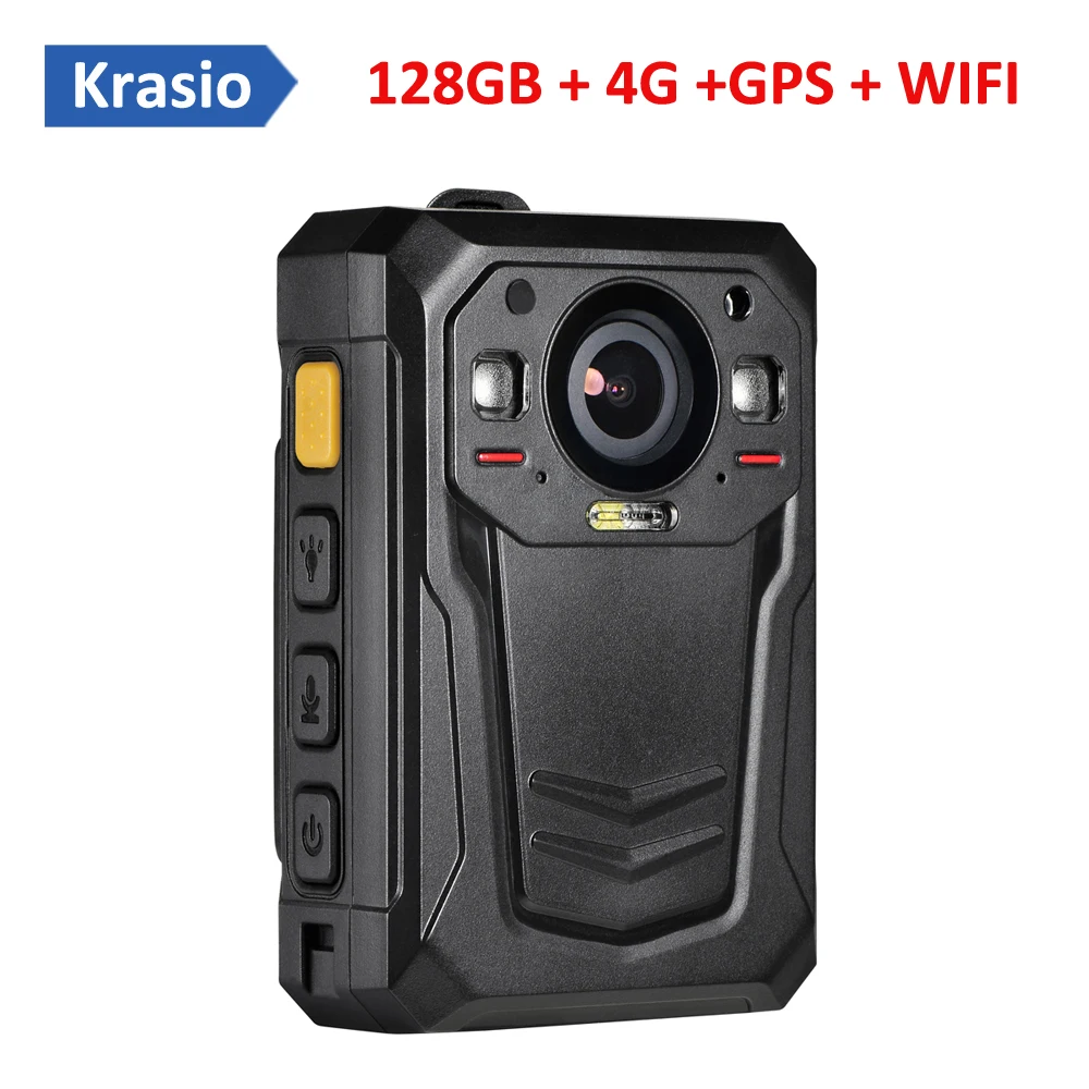 Камера видеонаблюдения HD 1512P 1080P 128 ГБ 3G 4G GPS Wi Fi|police body worn camera|body camerascamera with wifi |