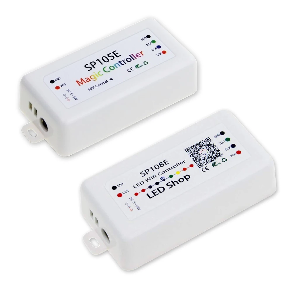 Контроллер RGB SP105E SP108E волшебный пиксельный контроллер Bluetooth для WS2811 2812 2801 6803 IC
