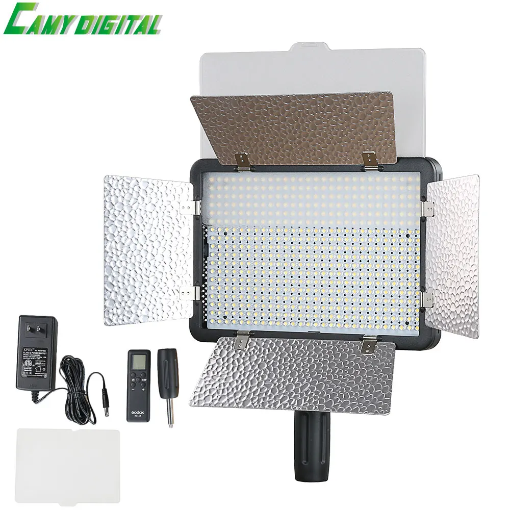 

Godox LED500LRC LED Video Light 3300K~5600K Changeable Version with Reflectors & Remote Control For Camera DV Video Recording