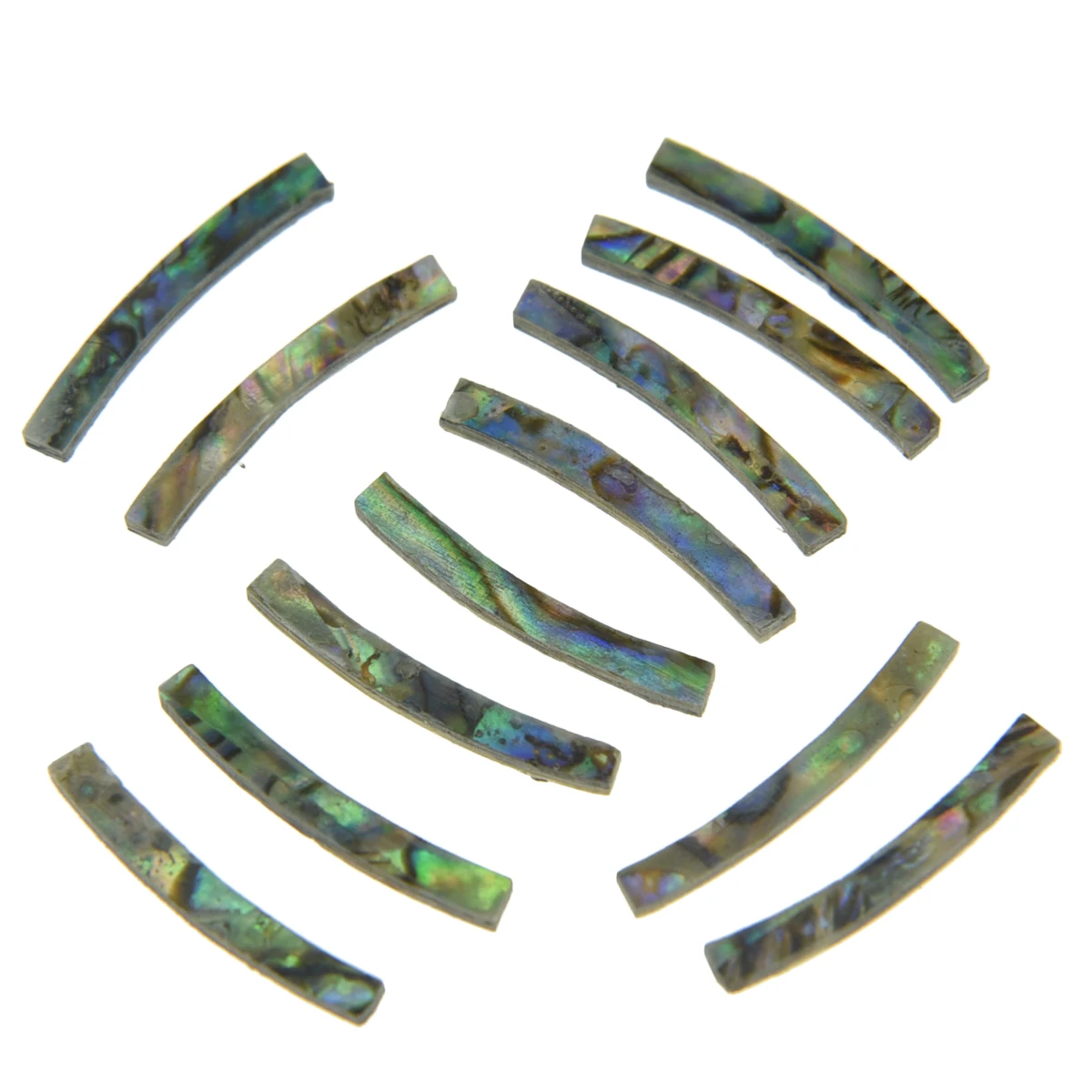 

Dopro Ukulele Rosette Paua Abalone Curved Strips Ukulele Sound Hole Inlay Diameter 65mm 75mm