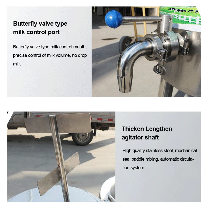 Commercial Milk Pasteurizer 50L/time pasteurization machine YX-MJJ yogurt/Fresh milk sterilizer for Dairy Farm/pasture/ranch 6kw
