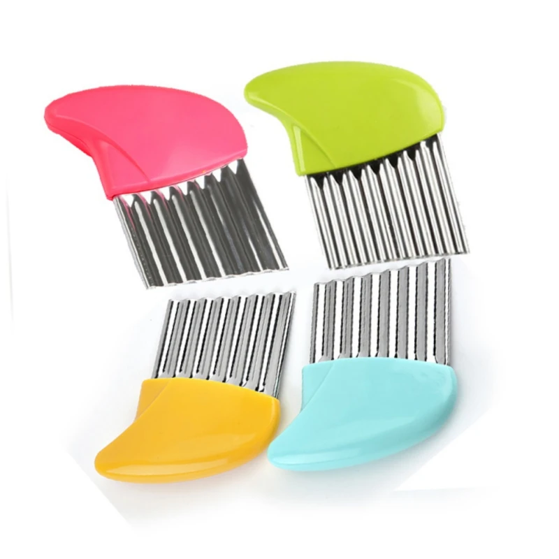 

Slicer Ptato Peeler Peeling Vegetable Kitchen Knife Tool Knife Stainless Steel Accessories Wave Cutting Machine