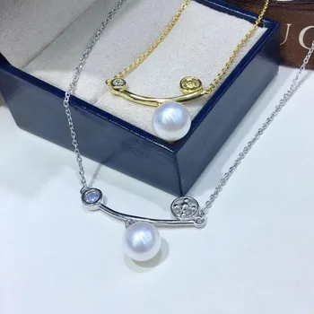 

Spring Jewelry 925 Silver Necklace Chain with Pendant Findings Component Jewelry Parts Fittings for Pearls Corals Jades Stones
