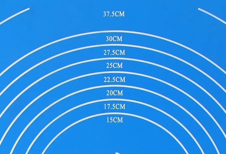 Большой массивный инструмент для кондитерской помады силиконовая Рабочая раскатка, выпечка коврик с размерами(497*396 мм