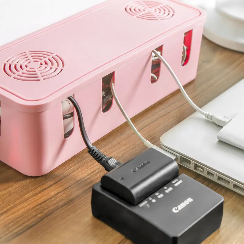 Creative collection box Cablebox Power wire cable Desktop packing computer network storage 8.5*9.5*28cm | Дом и сад