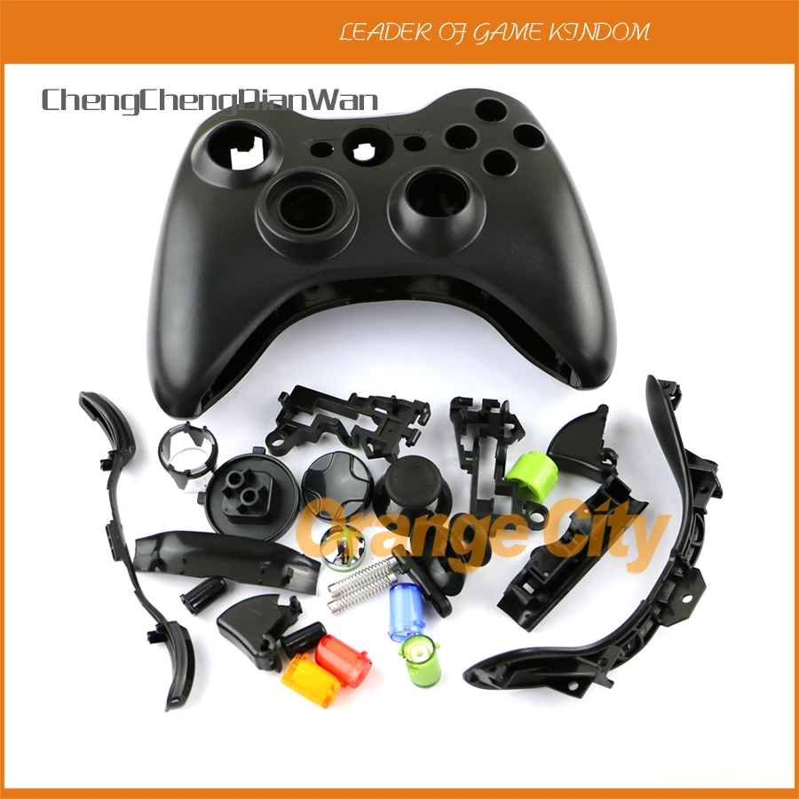 Чёрно белый чехол chengdianwan на весь корпус для xbox 360 проводной контроллер джойстик|case for|case shellcase case |