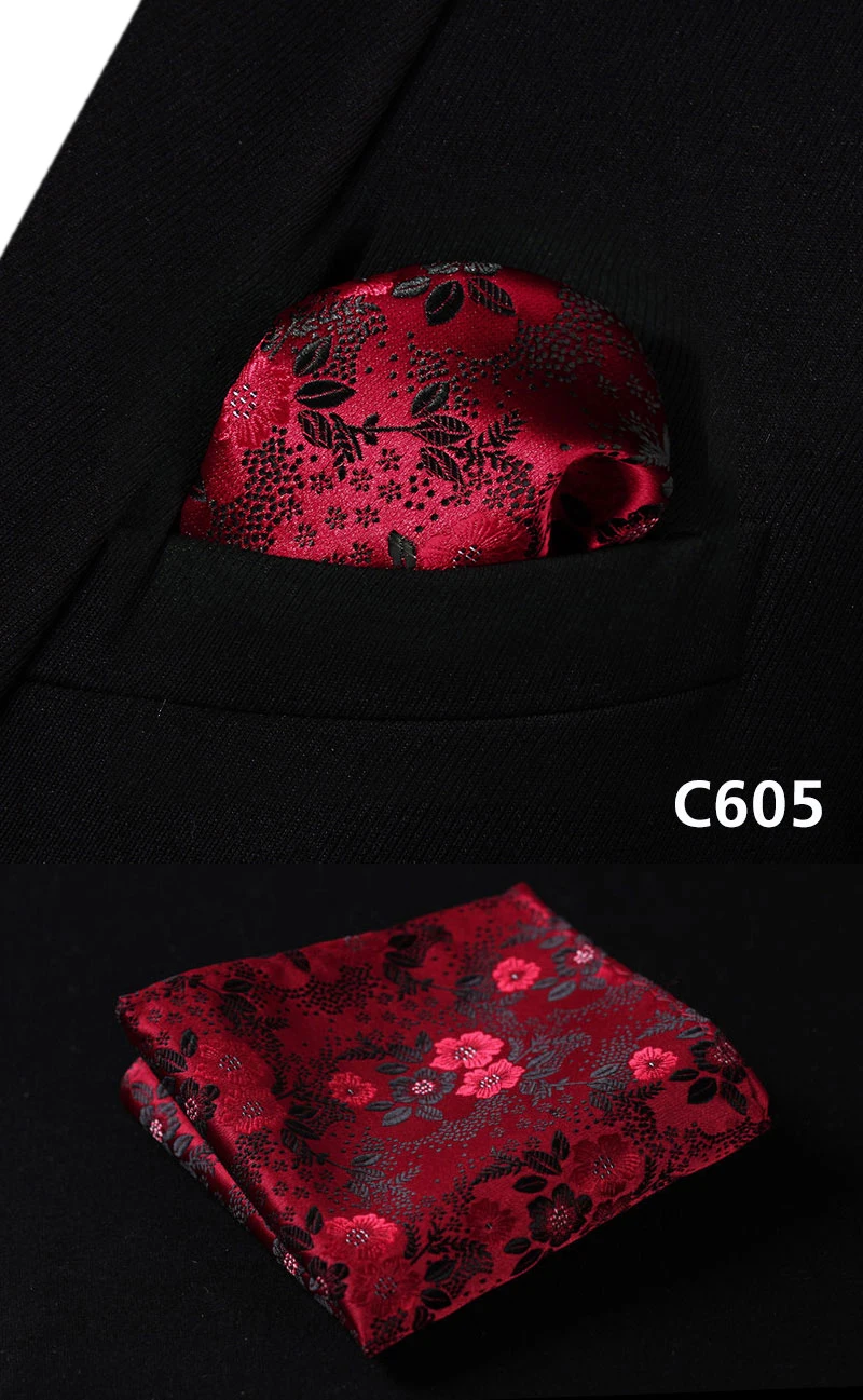 Цветочный Для мужчин Silk Pocket Square Hanky Свадебная вечеринка платок # C6 платок классический свадьбу