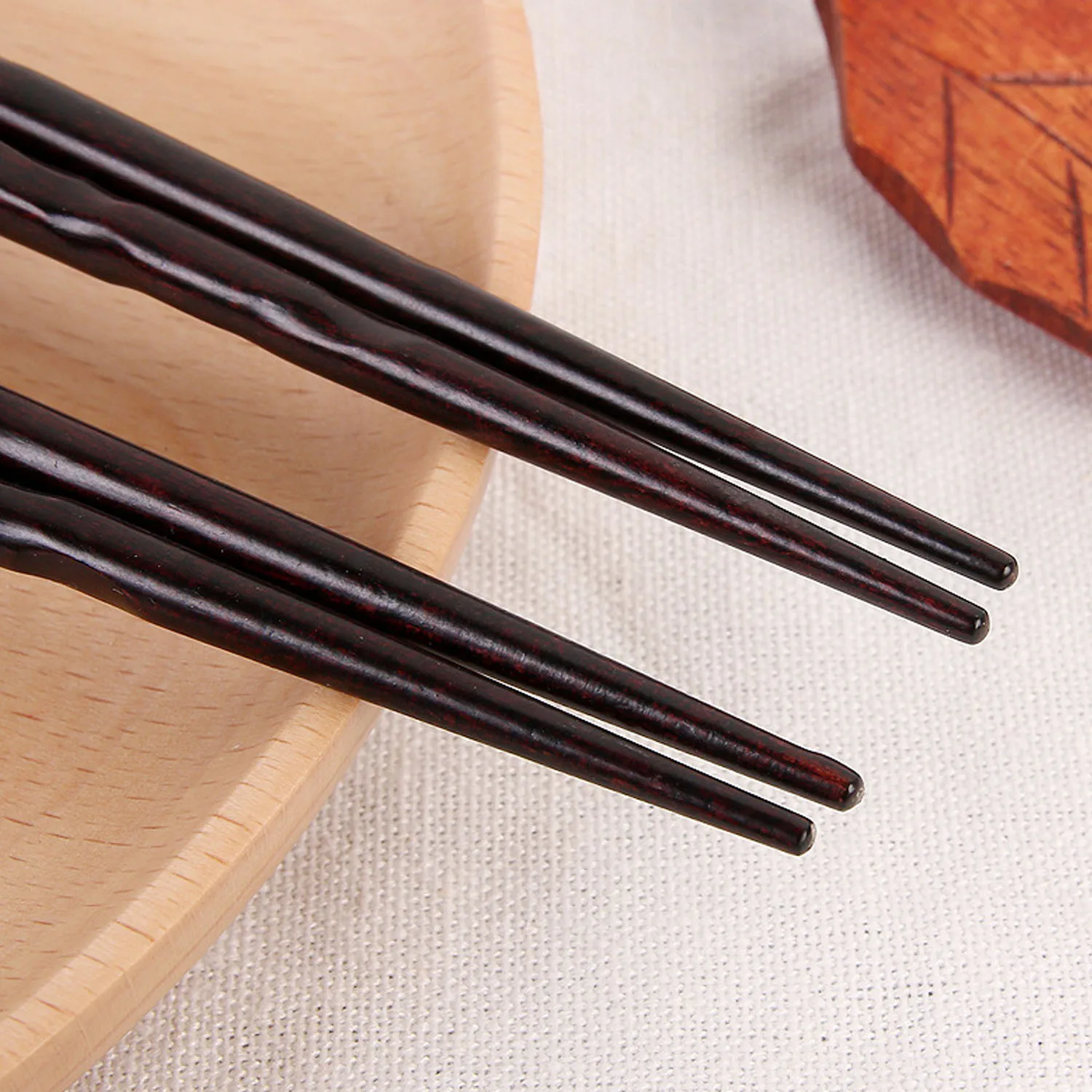 Палочки для еды из натурального дерева 5 пар|japanese chopsticks|sushi sticksjapanese wooden chopsticks |