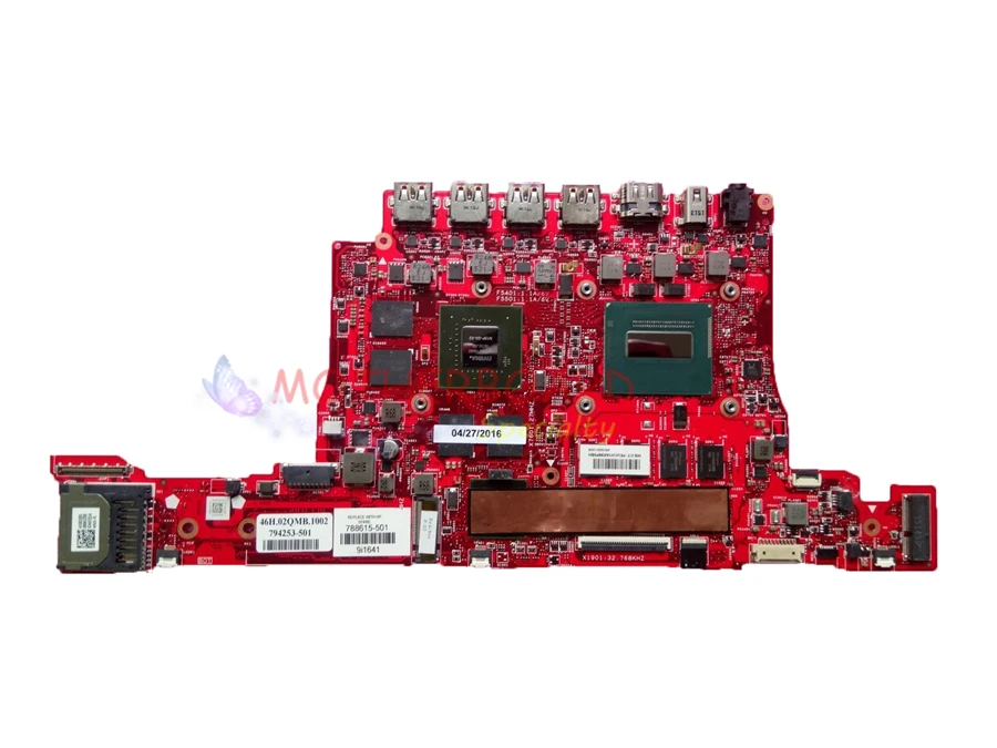 Vieruodis для материнской платы ноутбука hp 15T-5000 с i7-4710HQ и gtx860m 4g 16GB ram 788615-501 не интегрированы