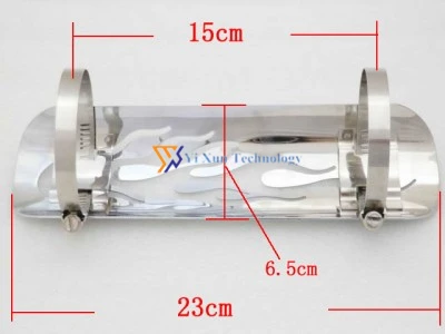 Starpad للحديد الحصان نارية/سباق 400 الأرض يينغ وانغ العادم تعديل الزخرفية غطاء الغطاء الواقي