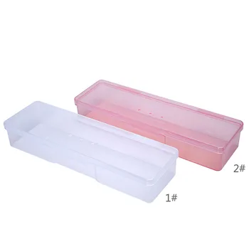 

1 Pc Professional Nail Art Storage Organizer Box Equipment Plastic For Manicure Tools Dotting Drawing Studs Brushes Pen Holder