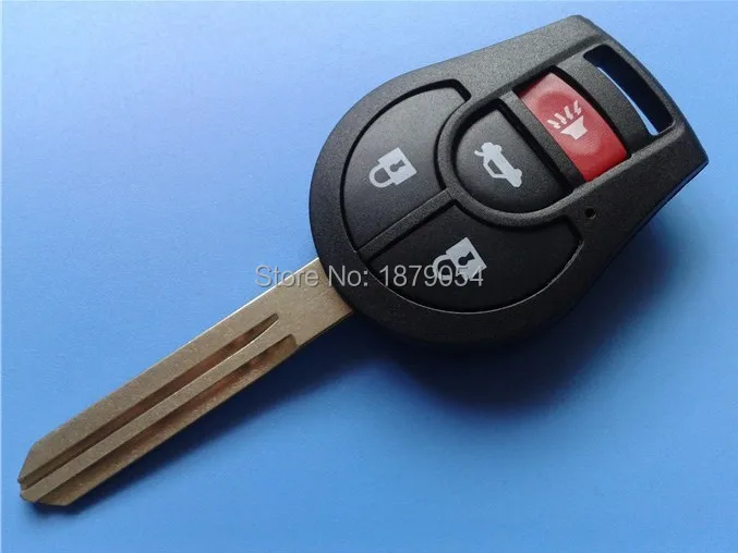 Nissan remote key shell Key Blanks 3 1 Buttons key Cover for Nissan Sunny March New Sylphy New Tiida (1).jpg