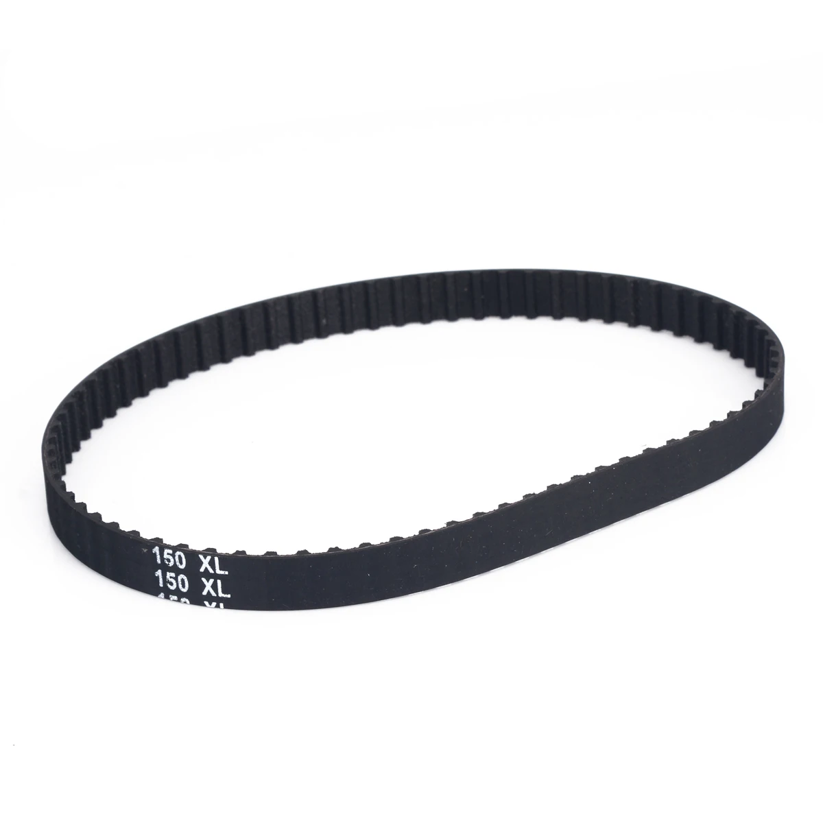 1X Rubber Transmission Belt 10mm 150XL037 Black Timing Synchronous Belt 75 Teeth Cogged Rubber Geared Drive Belt Black