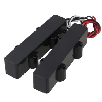 

Black Neck Bridge Bass String Sealed Pickups Set for JB 4 String Bass Guitar Pack of 2-MUSIC