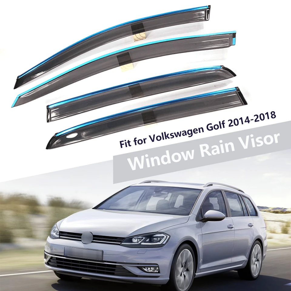 Backar Авто Windows дождь ветер для Volkswagen VW Golf 7 2014 2015 2016 2017 2018 солнцезащитные щит Дефлектор козырек отделка Аксессуары