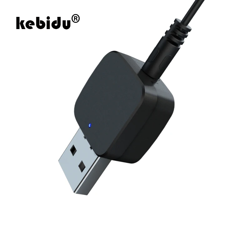 Bluetooth V5.0 передатчик kebidu беспроводной A2DP 3 5 мм стерео аудио музыкальный адаптер