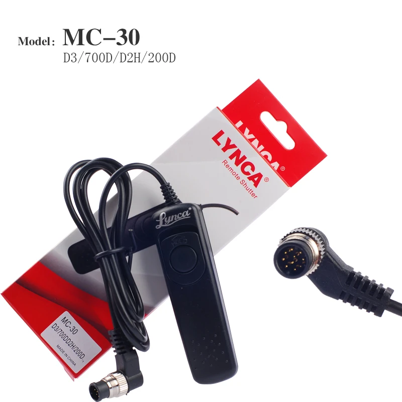 

Camera Remote Control Shutter Release Cable MC-30 For Nikon D4 D3S D800 D800E D700 D300S D810 D850 D5 D4S SLR