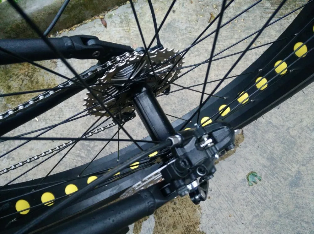 Top Kalosse Microshift  alloy  folding Beach  bike  30 speed  26er  mountain bike  26*4.0 tires    Snow mountain bicycle 4