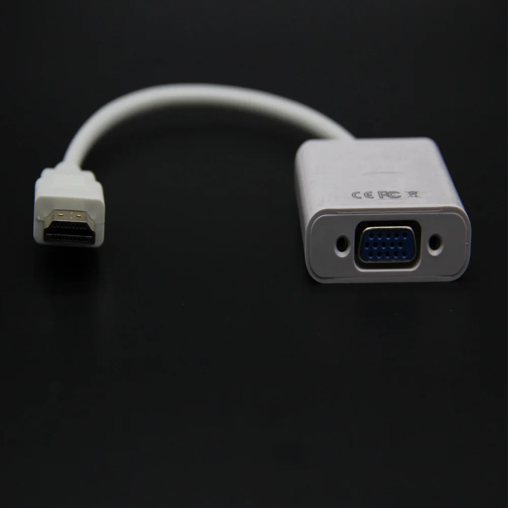 Кабель адаптер 1080P HDMI VGA штекер конвертер RGB гнездо цифровой кабель для HDTV ПК