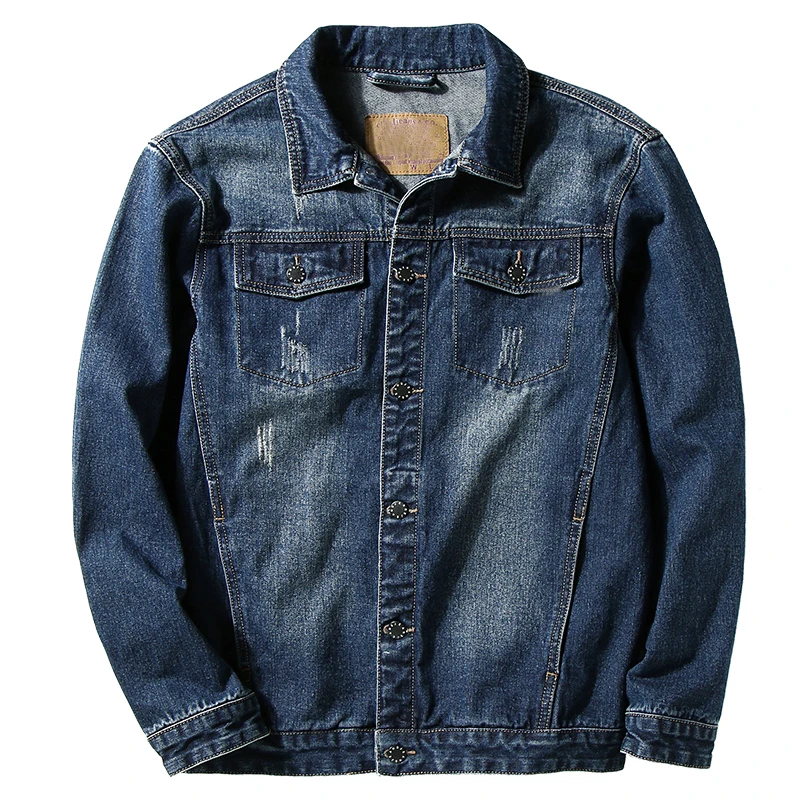 2019 New Spring Jackets & Coats AFS JEEP Denim Jacket Men Bomber Hip Hop Streetwear Brand Jeans Jackets Plus Size 5XL 6XL 7XL