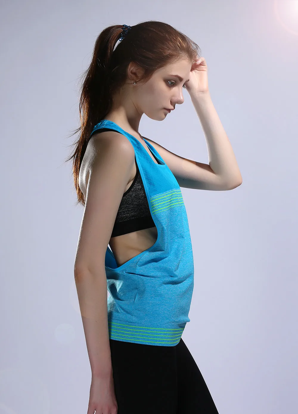 5 colors Women Gym Sports Sleeveless Shirts Femme Tank Tops Vest