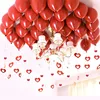 10 inch matt heart shaped pomegranate red latex balloon 5 pack double balloon wedding lover proposal wedding party decoration ► Photo 2/6