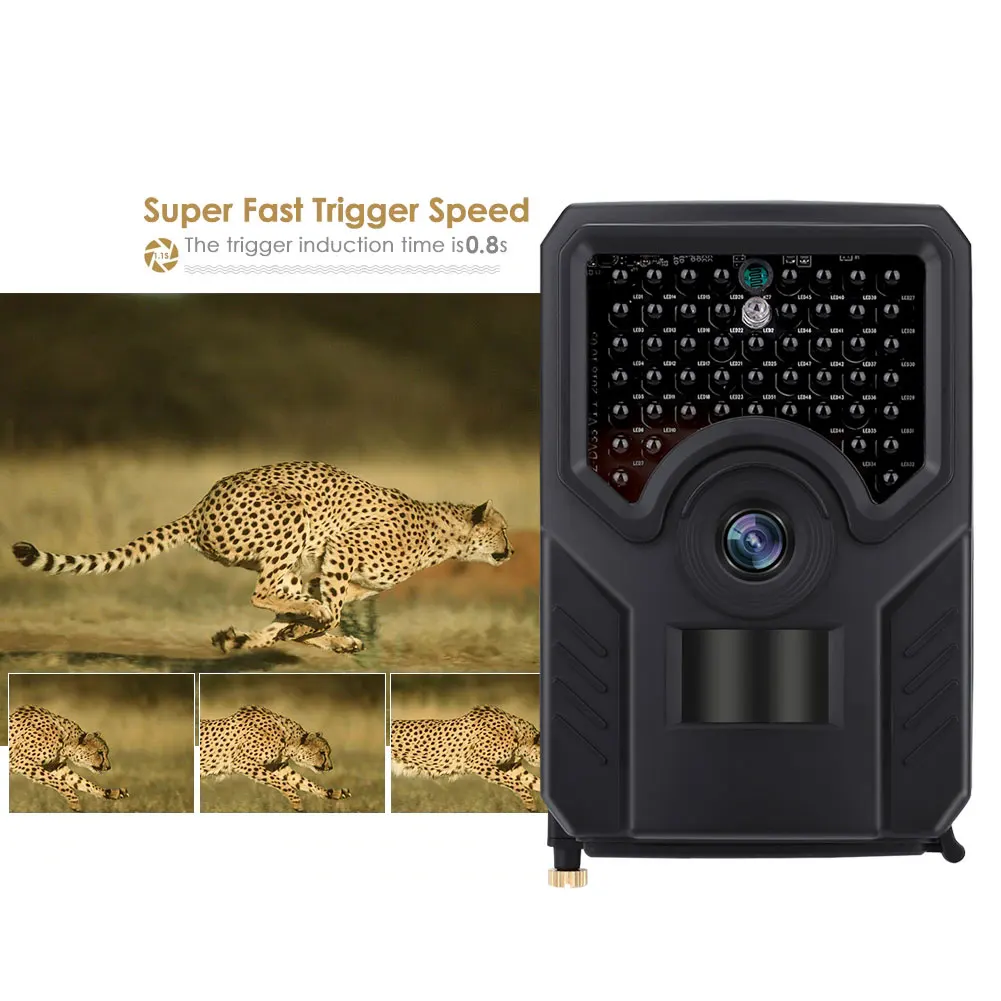 Охотничья Камера 0,8 s Многофункциональный видео рекордер Трейл камера фотография портативный 3.0MP ночное видение ИК животное