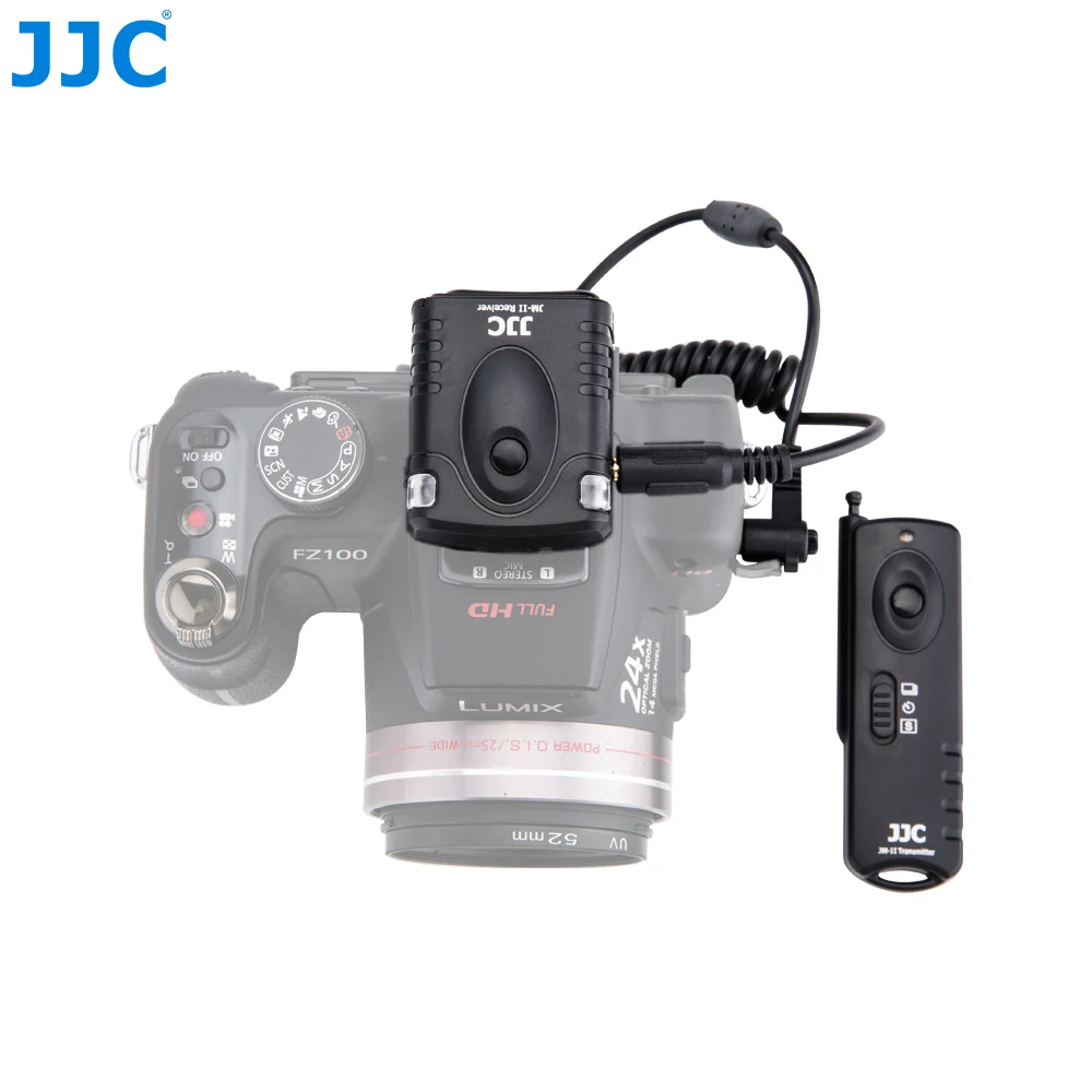 Remoto sem Fio para Panasonic Câmera Obturador Liberação 16 Canais rf Controle Dmc-fz20 - Dmc-fz20k Dmc-fz20s Dmc-fz30 Jjc 433 Mhz - Image 4