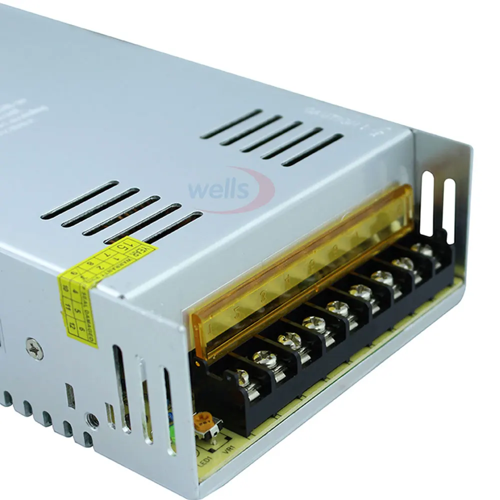 Fonte de Alimentação para Ws2811 300 w Ws2801 Lpd8806 Led Strip Luz Interruptor Transformador Conversor Carregador Driver ac dc 5 v 60a 7 Transformadores de iluminação