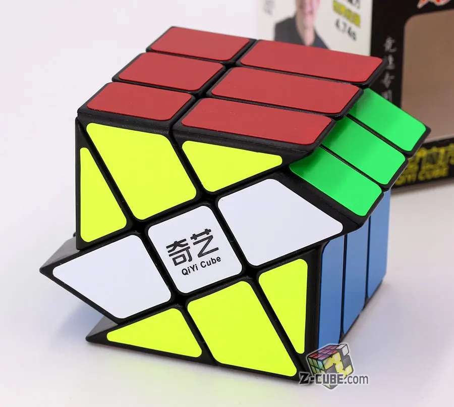 Головоломка, магический куб QiYi 3x3x3, кубик, ветряная мельница, фенгулун, странная логическая игра, скоростной кубик, развивающие игрушки, подарок Z